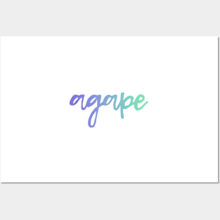 Agape Ombre Posters and Art